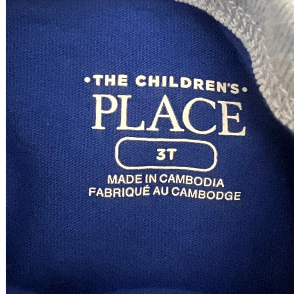 The Children's Place Graphic Tee Toddler 3T Blue Octopus Shark 1616